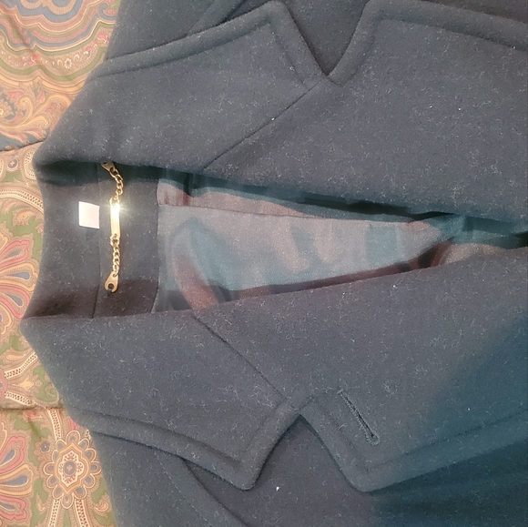 DKNY Long Wool blend Coat (Small) - Picture 8 of 13